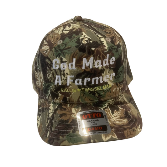 God Made a farmer ballcap