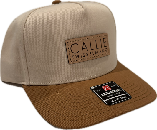 CT logo leather patch hat